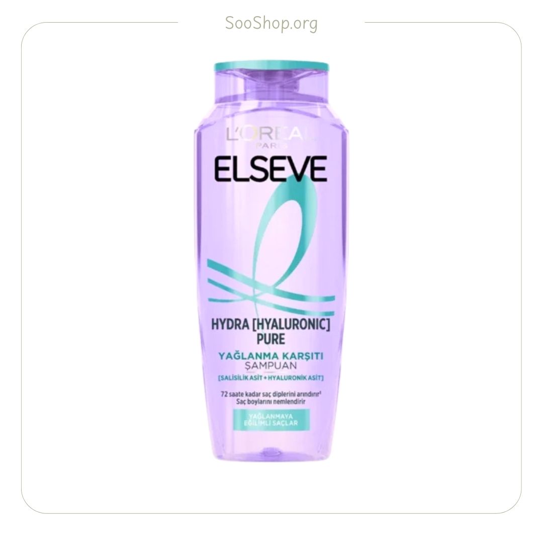 شامپو لورآل السیو L'Oreal Elseve آبرسان هیالورون مدل Hyaluron Moisture – Hydra (اصل)