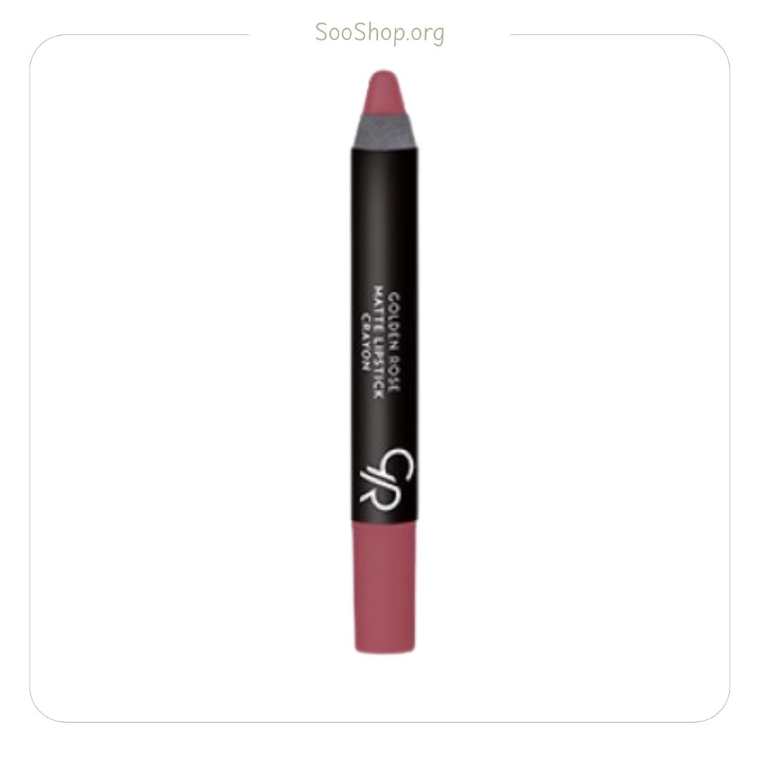 رژلب مدادی کرایون گلدن رز ۰۸ (اصل) | Golden Rose Crayon Lip Pencil 08