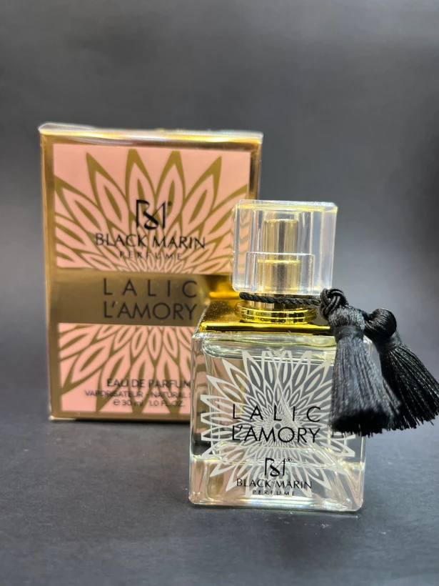 ادکلن ۲۵میل لالیک لامور LALIQUE LAMUR شرکت BLACK MARIN