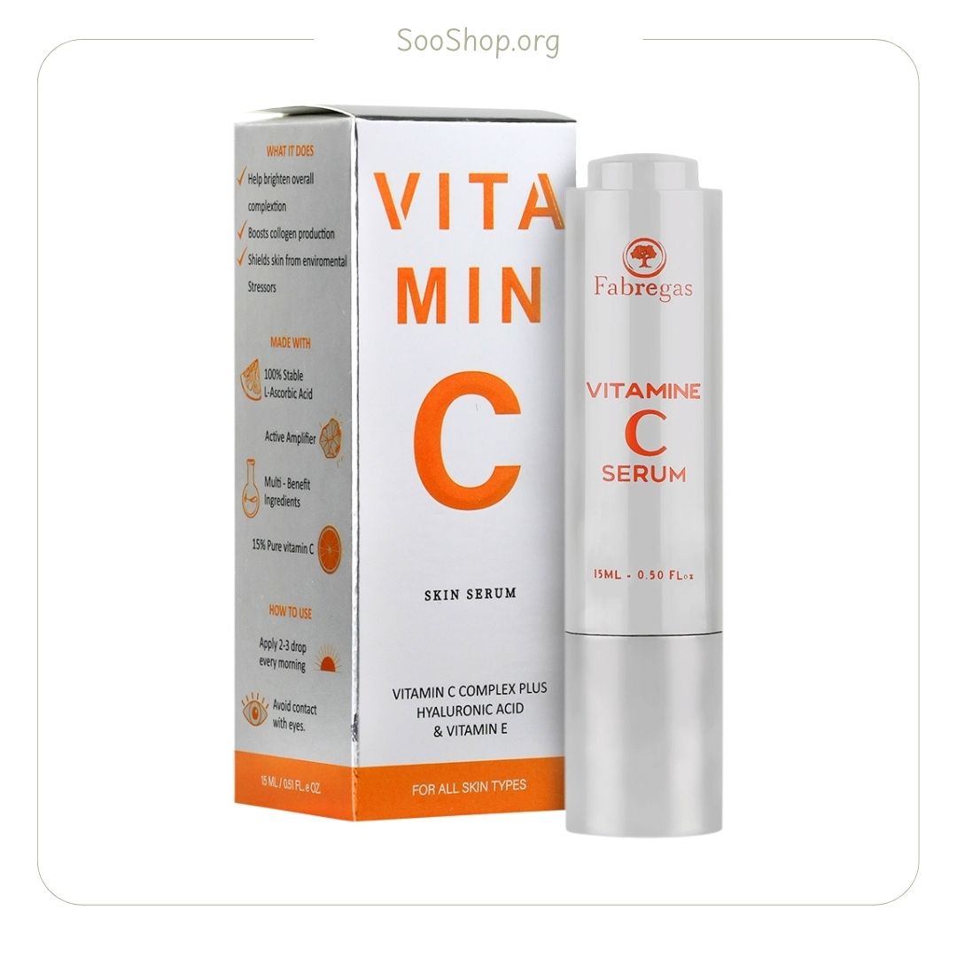 فابریگاس – سرم روشن کننده ویتامین C (۱۵ میل) | Fabregas Vitamin C Brightening Serum (15ml)