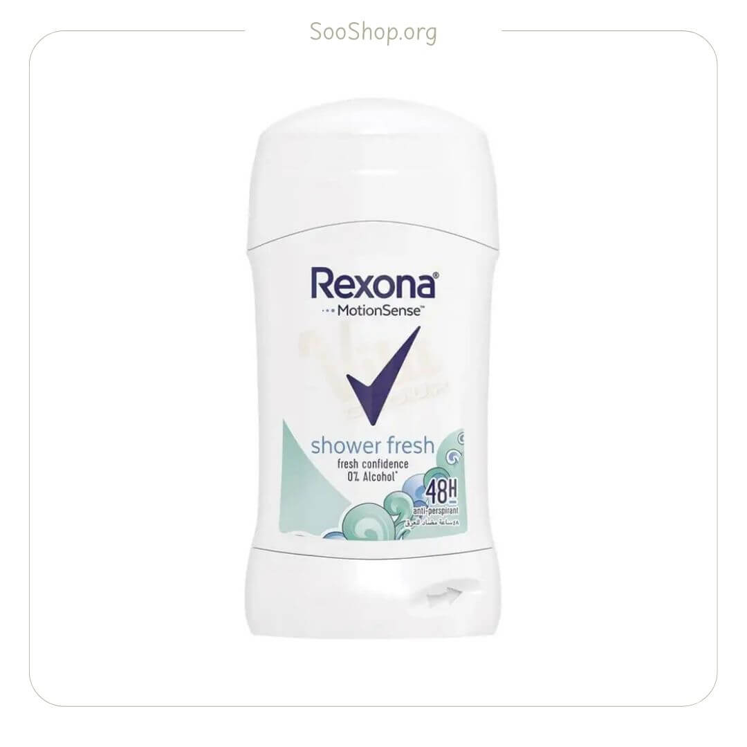 استیک ضد تعریق زنانه رکسونا مدل Shower Fresh (اصل) | Rexona Shower Fresh Antiperspirant Stick for Women