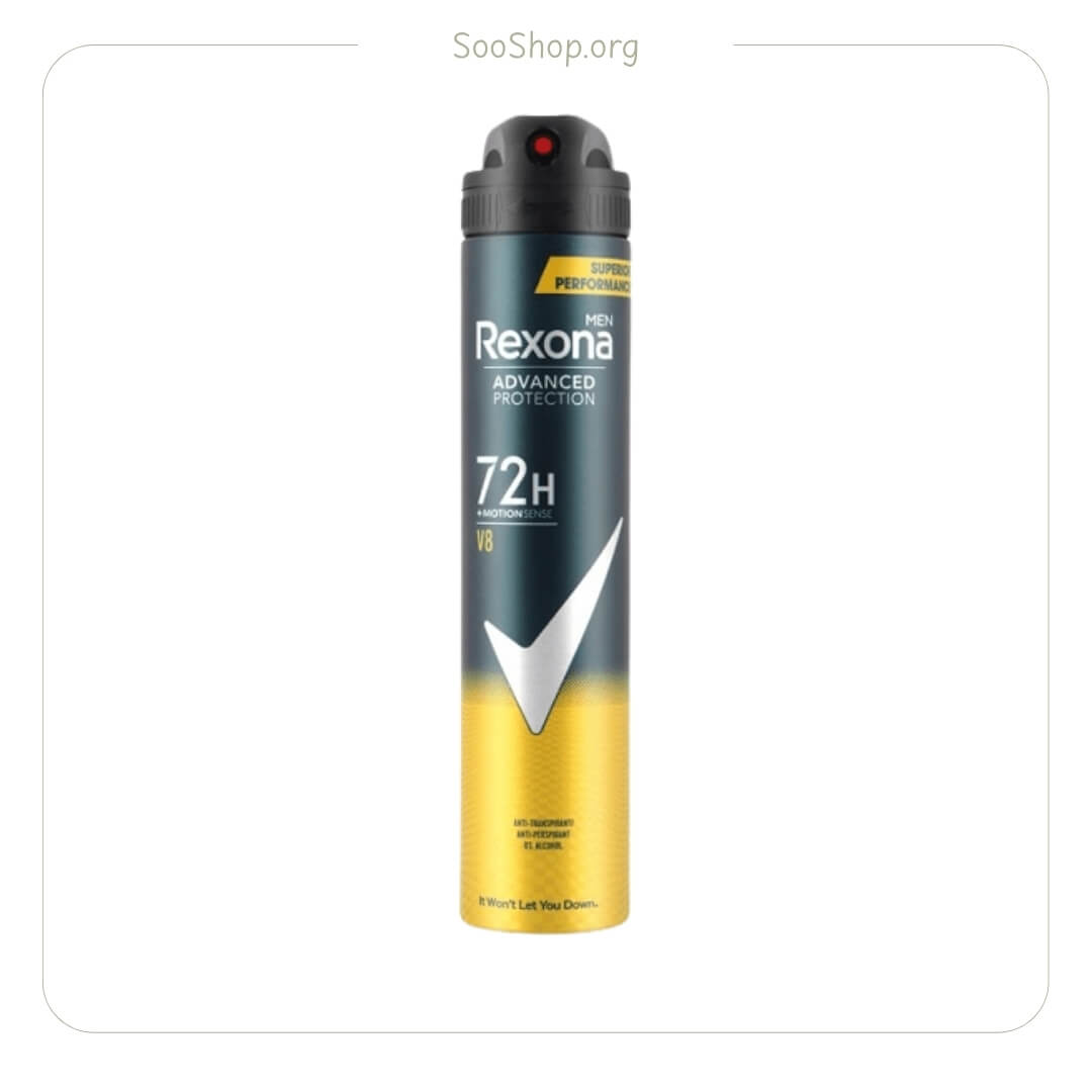 اسپری ضد تعریق مردانه ادونسد پروتکشن V8 رکسونا (Rexona Advanced Protection V8 Body Spray For Men)