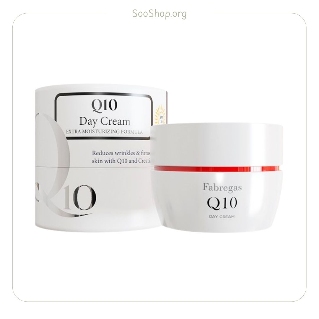 فابریگاس – کرم روز ضد چروک Q10 (۵۰ میل) | Fabregas Q10 Anti-Wrinkle Day Cream (50ml)