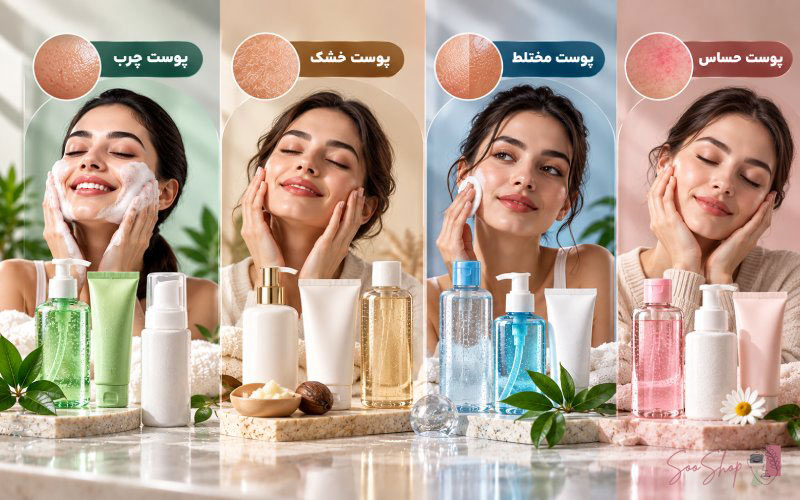 شوینده های صورت