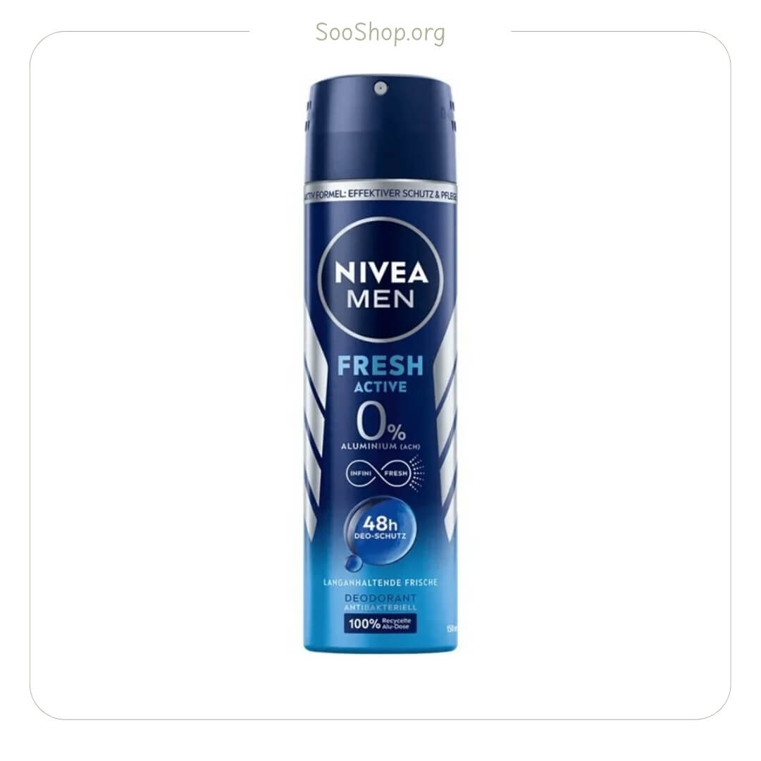 اسپری بدن مردانه نیوآ مدل فرش اکتیو (اصل) | Nivea Men Fresh Active Body Spray