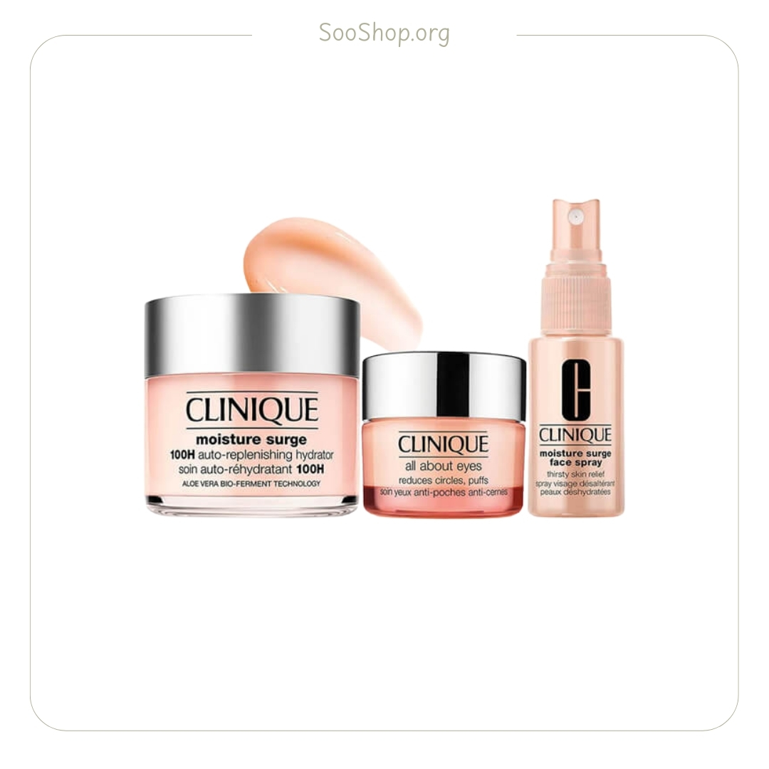 ست آبرسان کلینیک ۱۰۰ ساعته (اصل) | Clinique Moisture Surge Set