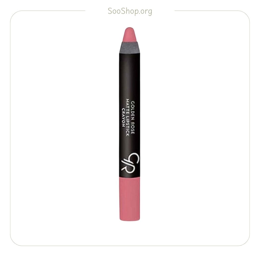 رژلب مدادی کرایون گلدن رز شماره 12 (اصل) | Golden Rose Crayon 12