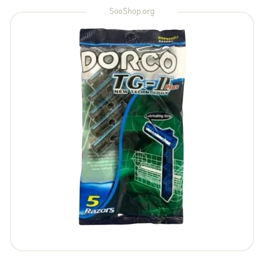 خودتراش دورکو Dorco صابوندار ۵ عددی (اصل)
