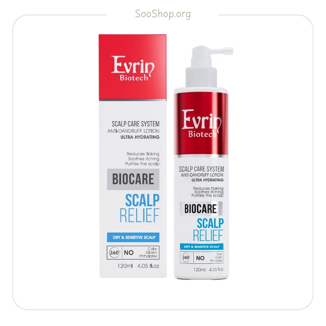لوسیون ضد شوره خشک اورین (اصل) | Evrin Anti-Dandruff Lotion – Dry Scalp