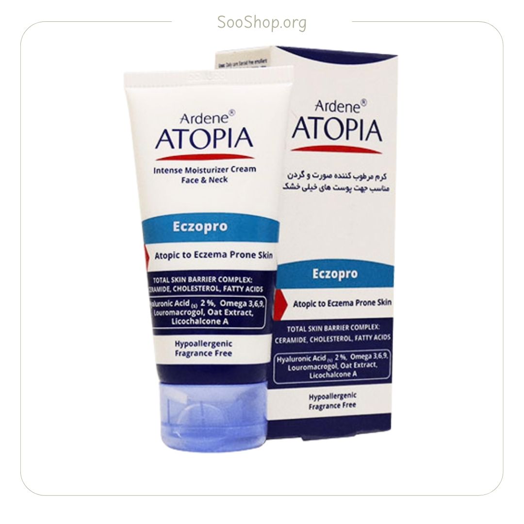 کرم مرطوب کننده دست و صورت آردن اتوپیا (پوست خشک و اگزمایی) | Ardene Atopia Hand & Face Cream for Eczema-Prone Skin