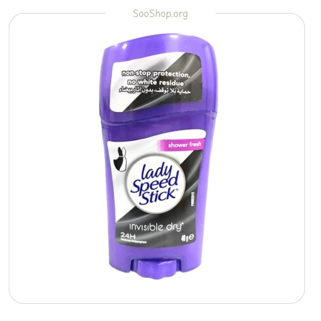 استیک ضد تعریق اینویزیبل درای زنانه لیدی اسپید مدل Shower Fresh (اصل) | Lady Speed Stick Shower Fresh Invisible Dry Antiperspirant
