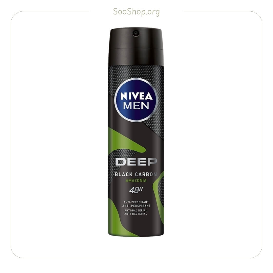 اسپری بدن مردانه نیوآ مدل دیپ آمازونیا (اصل) | Nivea Men Deep Amazonia Body Spray