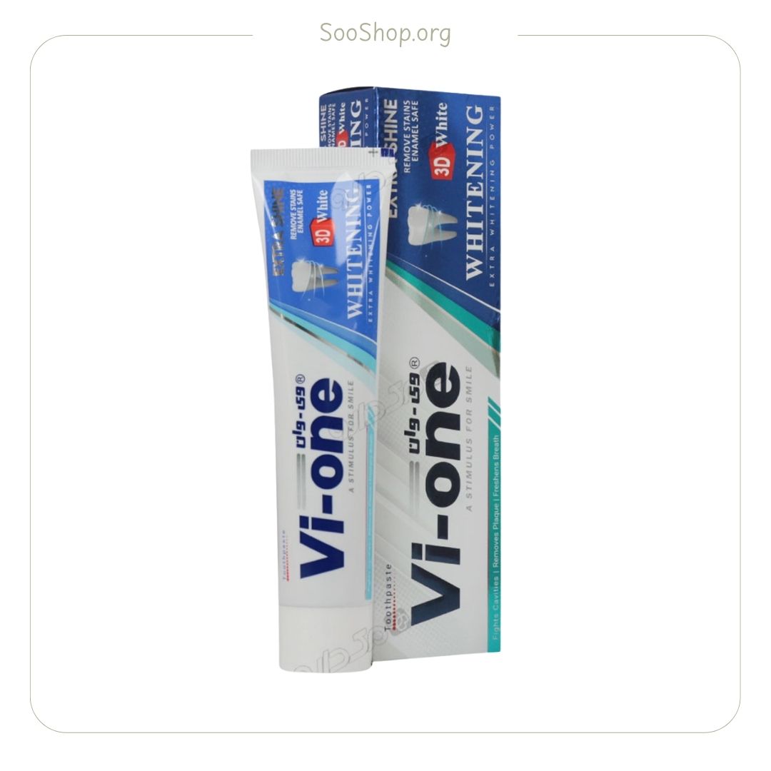 خمیردندان ویوان V-One سفیدکننده ۹۰ گرمی (اصل)