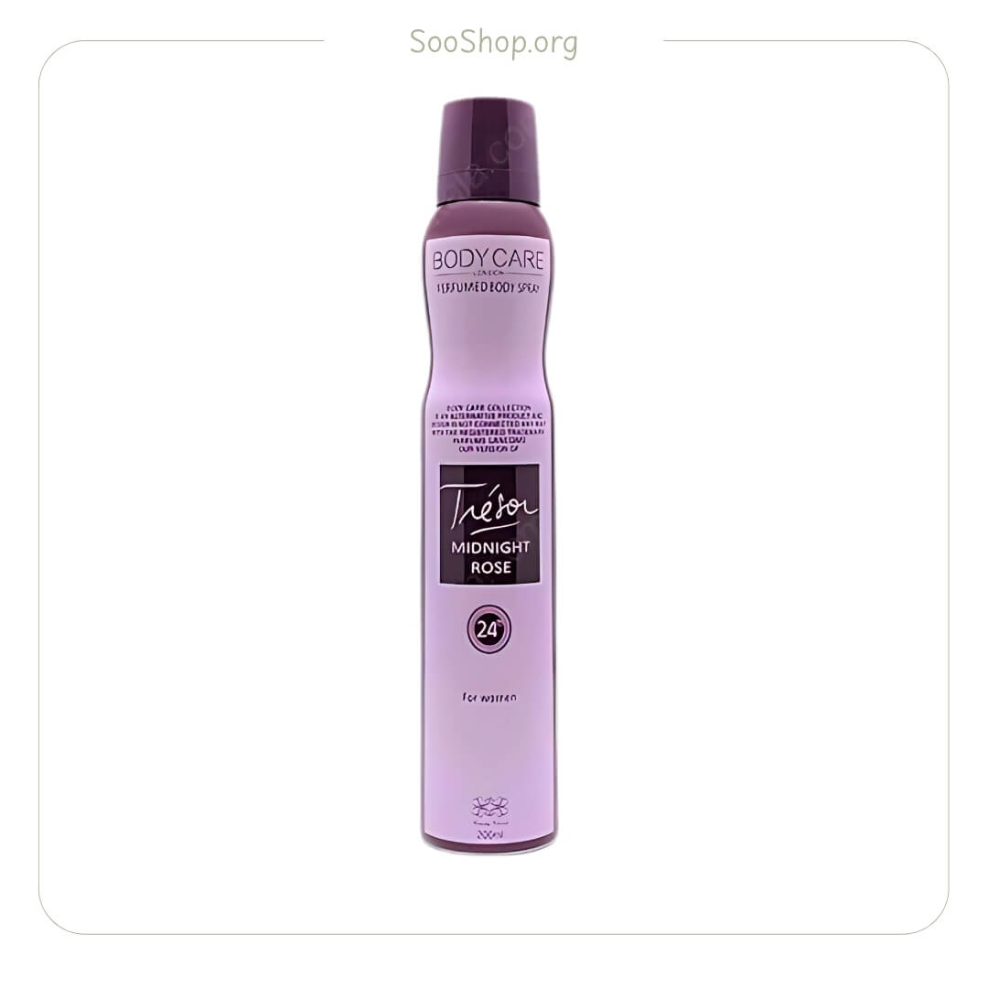 اسپری خوشبو کننده بدن زنانه بادی کر با رایحه Rose (اصل) | Body-Care Rose Scent Body Spray for Women