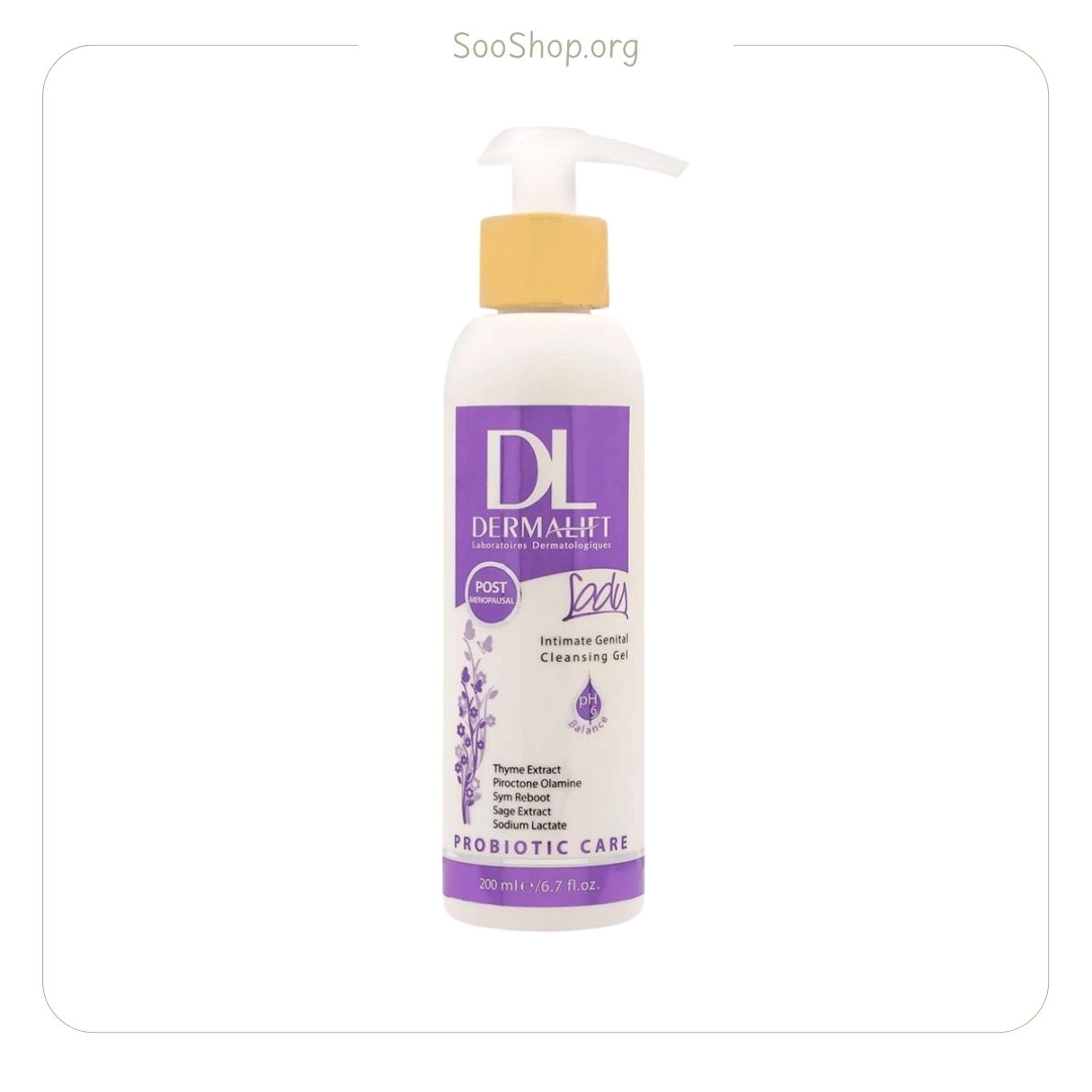 ژل شستشوی بانوان یائسه درمالیفت (اصل) | Dermalift Feminine Hygiene Wash for Menopause