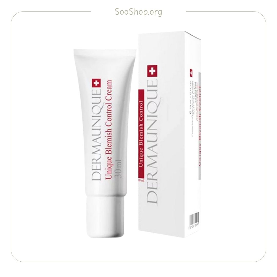 کرم ضد لک و کنترل کننده جوش درمایونیک مدل یونیک (اصل) | Dermaunique Unique Blemish Control Cream