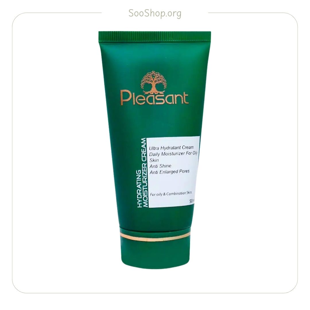 کرم مرطوب کننده و آبرسان 24 ساعته پلزنت برای پوست چرب (اصل) | Pleasant 24h Moisturizing & Hydrating Cream for Oily Skin