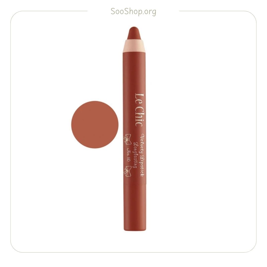 رژ لب مدادی لچیک شماره ۱۰ | Le chic Lip Crayon No. 10