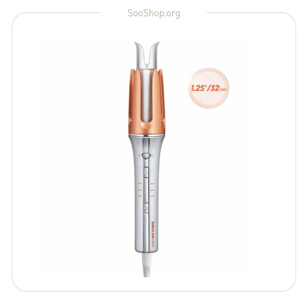 فر کننده مو شیگلم مدل It-Curl سایز 32 میل (اصل) | Sheglam It-Curl Curling Iron 32mm
