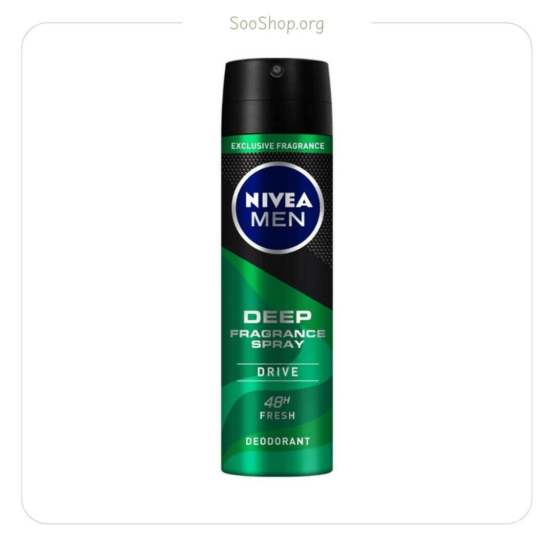 اسپری بدن مردانه نیوآ مدل دیپ درایو (اصل) | Nivea Men Deep Drive Body Spray