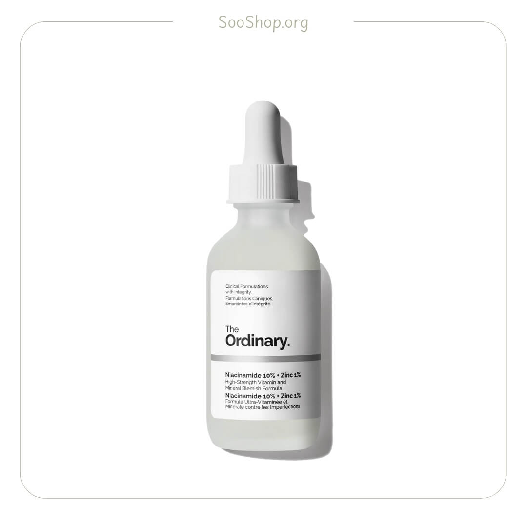 سرم نیاسینامید اوردینری 10% + زینک 1% حجم 60 میل (اصل) | The Ordinary Niacinamide 10% + Zinc 1% 60ml