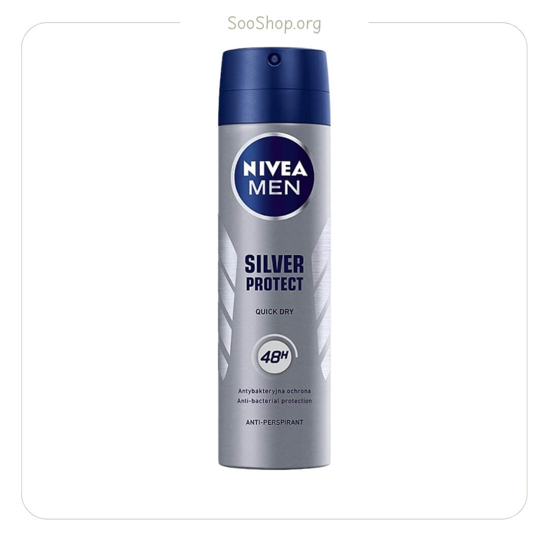 اسپری بدن مردانه نیوآ مدل سیلور پروتکت (اصل) | Nivea Men Silver Protect Body Spray