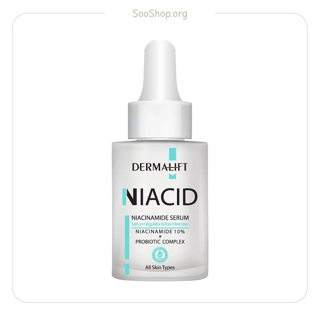 سرم شفاف‌کننده درمالیفت مدل نیاسینامید حجم 30ml