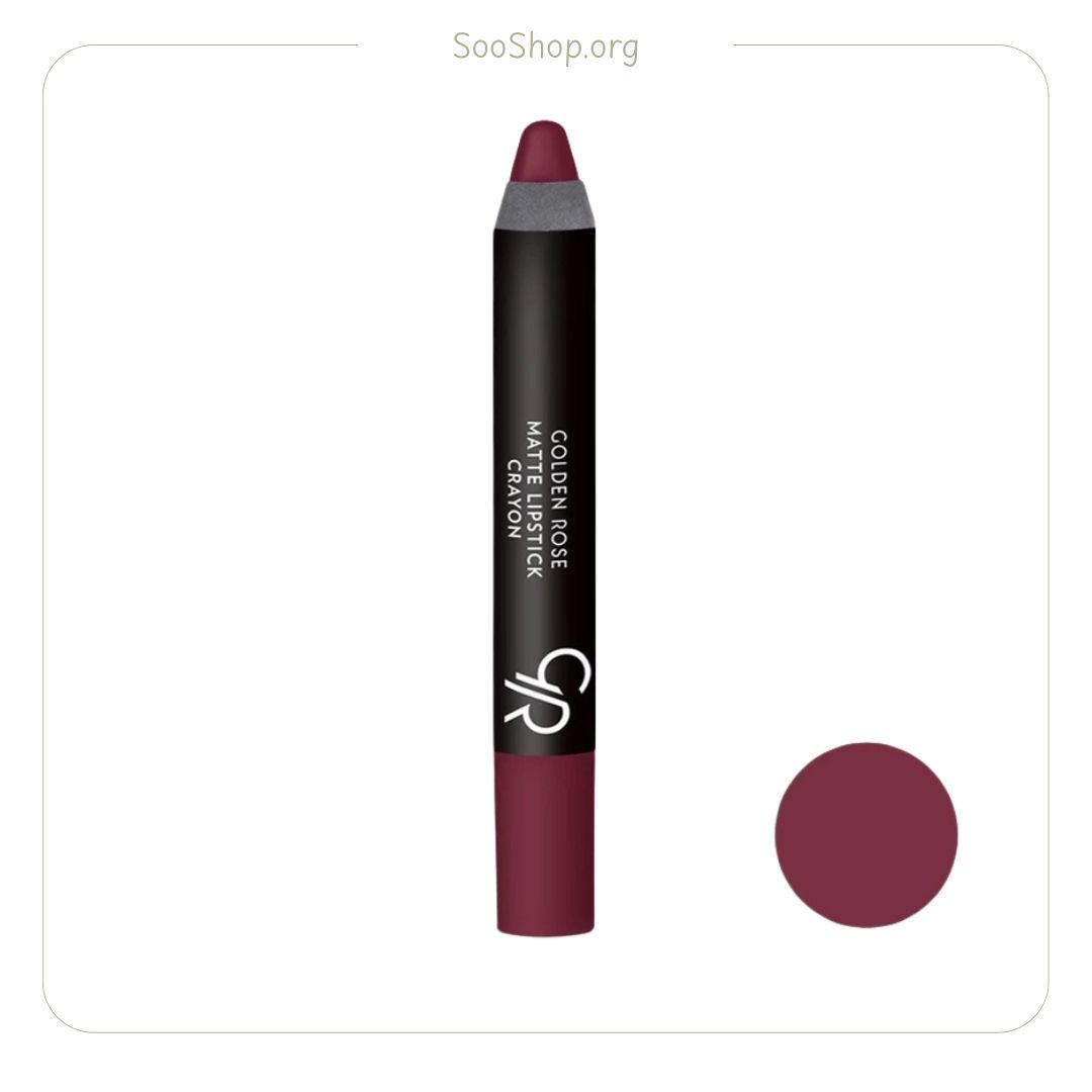 رژ لب مدادی مات گلدن رز شماره 19 (اصل) | Golden Rose Matte Lipstick Crayon 19
