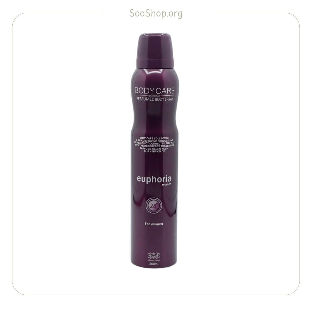اسپری خوشبو کننده بدن زنانه بادی کر با رایحه Euphoria (اصل) | Body-Care Euphoria Scent Body Spray for Women