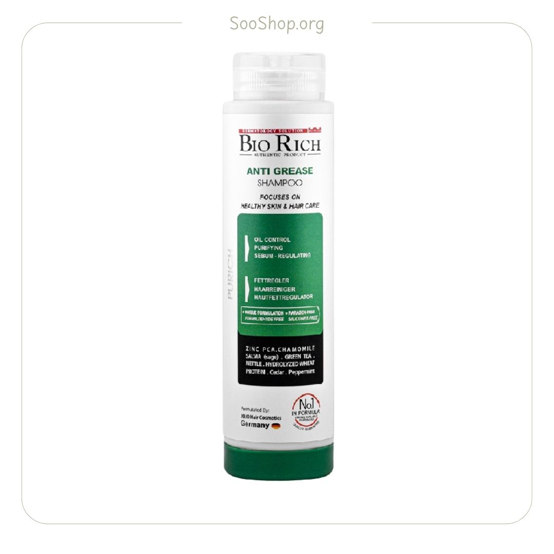 شامپو بایوریچ برای موهای چرب (اصل) | BioRich Shampoo for Oily Hair
