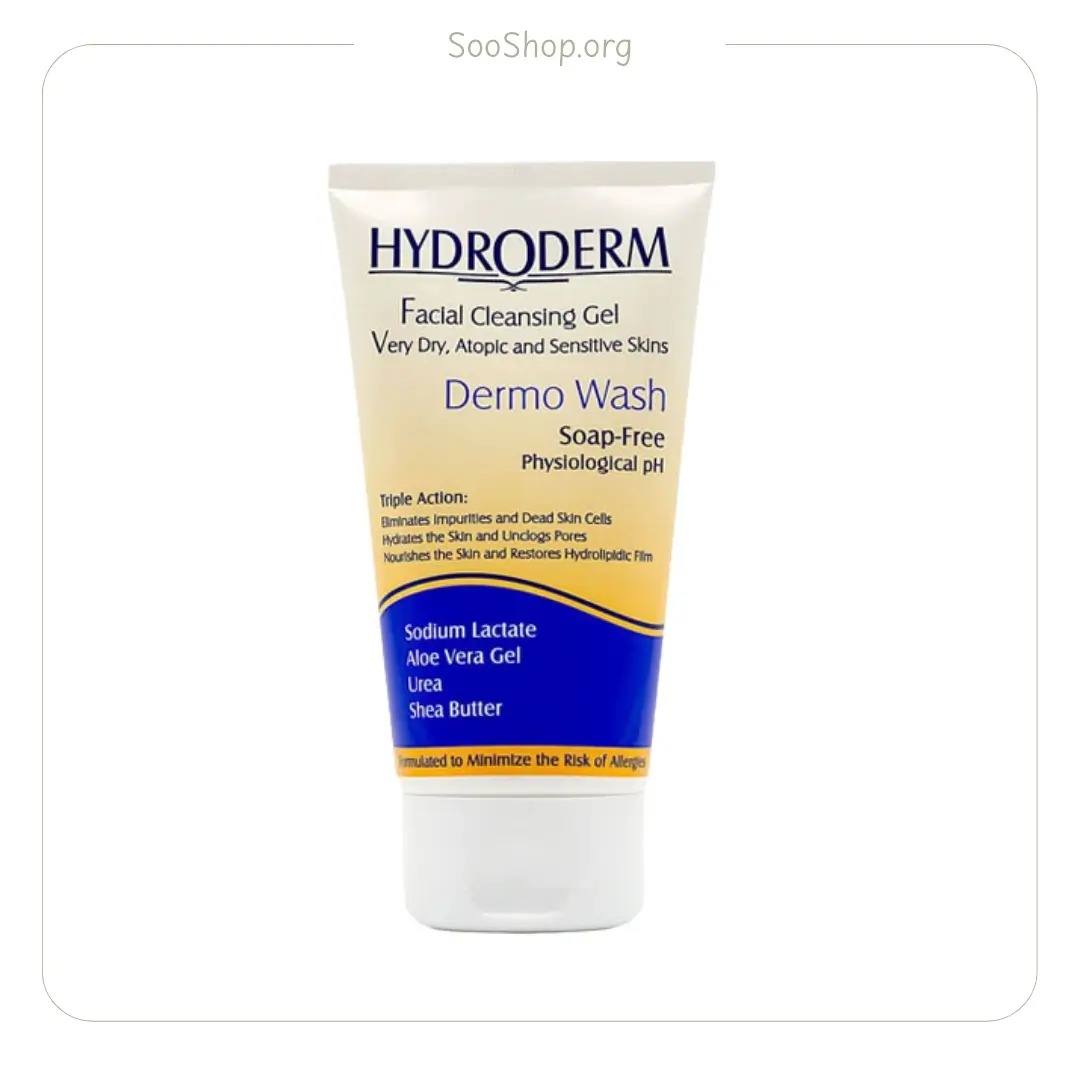 ژل شستشوی صورت هیدرودرم مخصوص پوست خشک (اصل) | Hydroderm Dry Skin Cleansing Gel