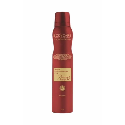اسپری بدن باکارات رژ بادی کر حجم 200ml