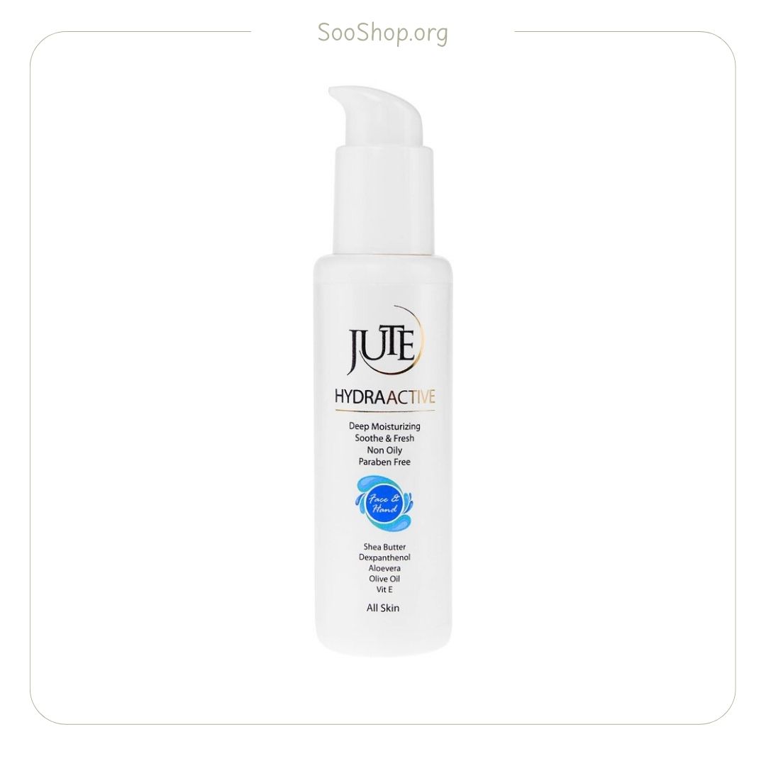 ژوت – کرم مرطوب کننده هیدرا اکتیو (پمپی ۱۲۰ میل) | Jute Hydra Active Pump Cream (120ml)