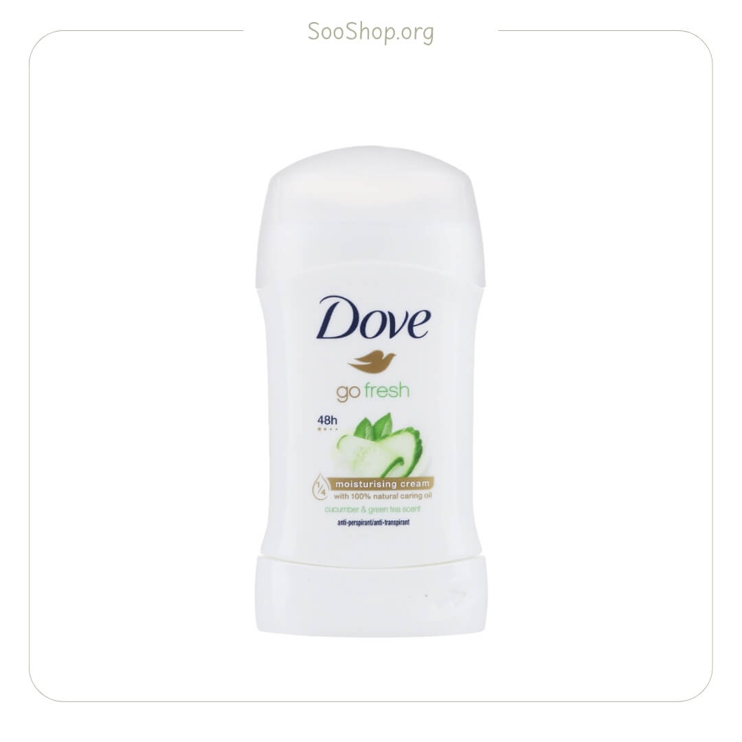 استیک ضد تعریق داو با رایحه خیار و چای سبز (اصل) | Dove Cucumber & Green Tea Antiperspirant Stick