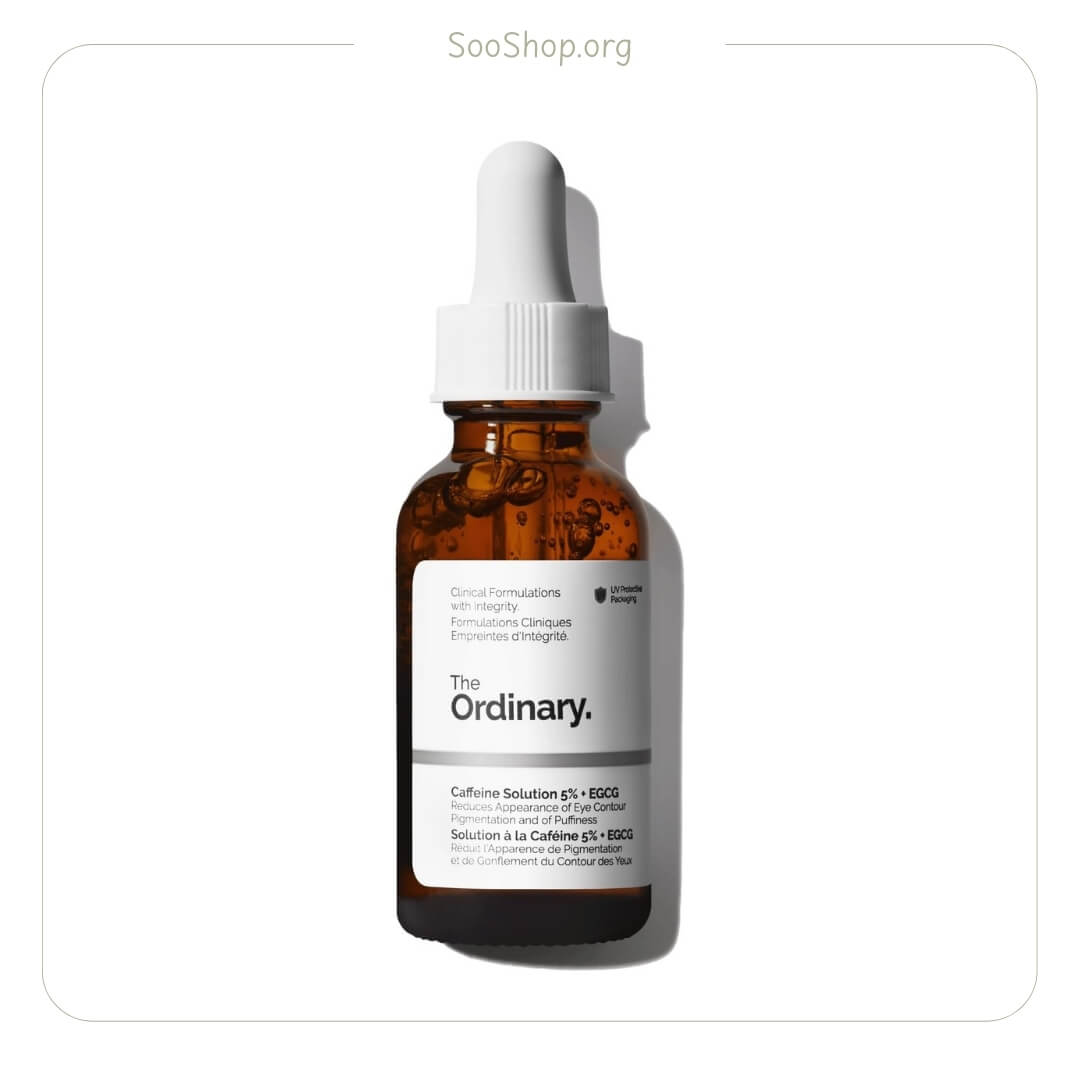 سرم دور چشم کافئین 5% اوردینری + EGCG حجم 30 میل (اصل) | The Ordinary Caffeine Solution 5% + EGCG 30ml
