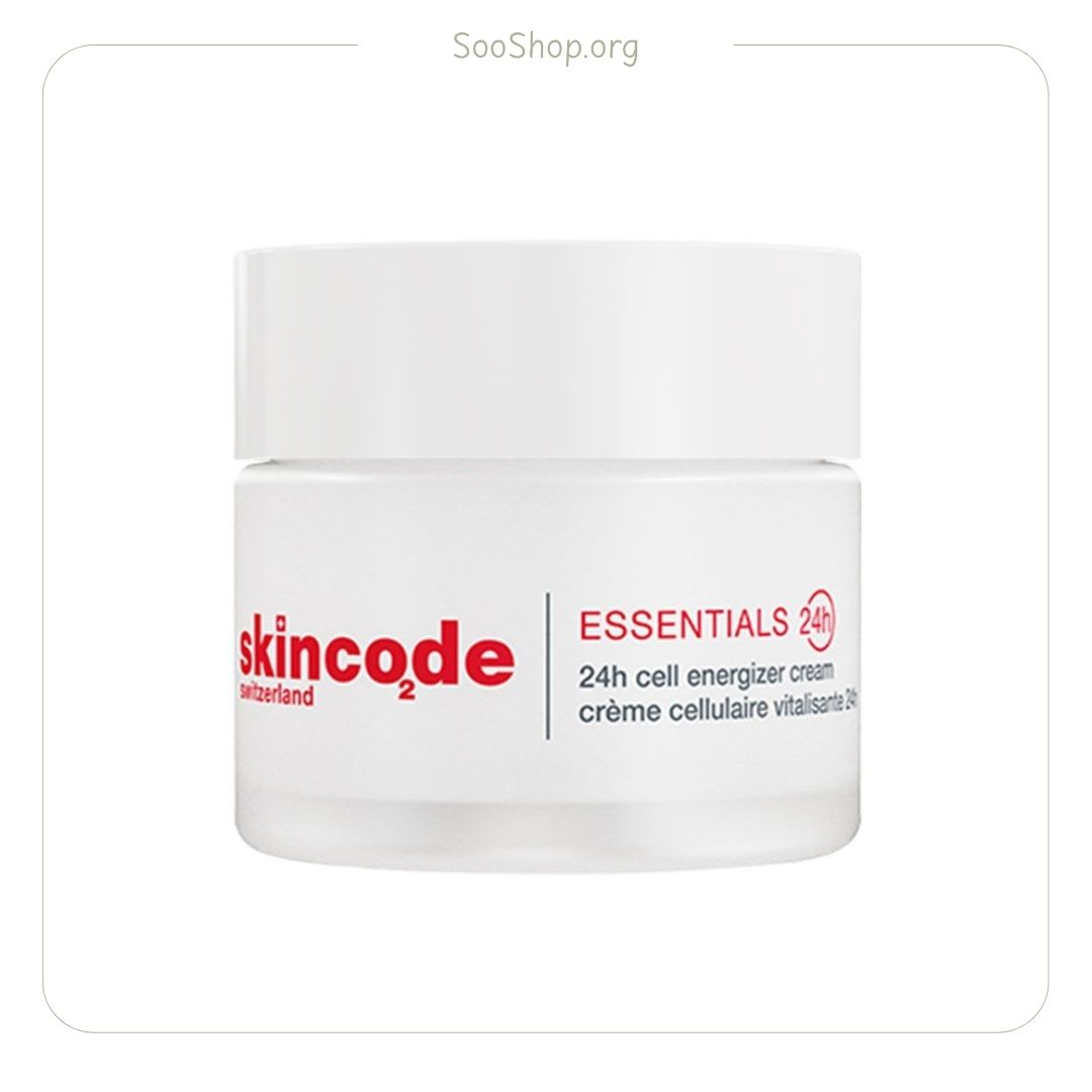 کرم انرژی زا و تقویت کننده 24 ساعته اسکین کد (اصل) | Skincode Essentials 24h Energizer Cream
