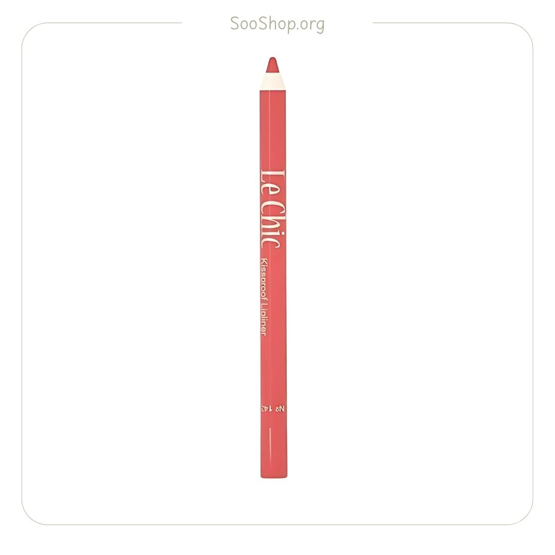 رژ لب مدادی بادوام شماره ۱۴۳ لچیک | Le chic Longstay Lip Crayon No. 143