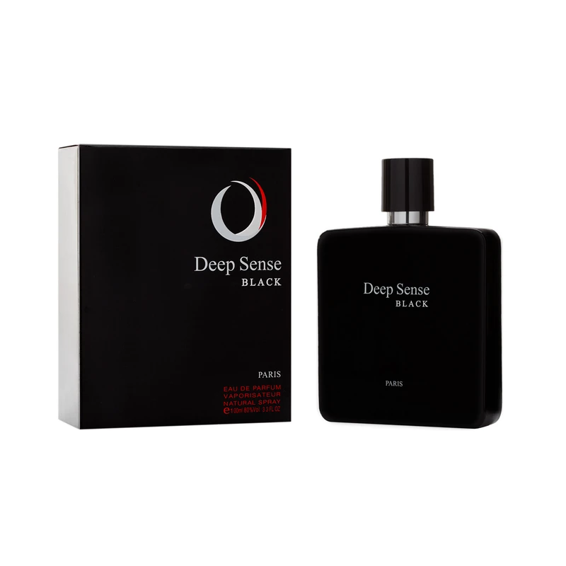 ادکلن ادو پرفیوم مردانه پرایم مدل Deep Sense Black حجم 100 میلی لیتر
