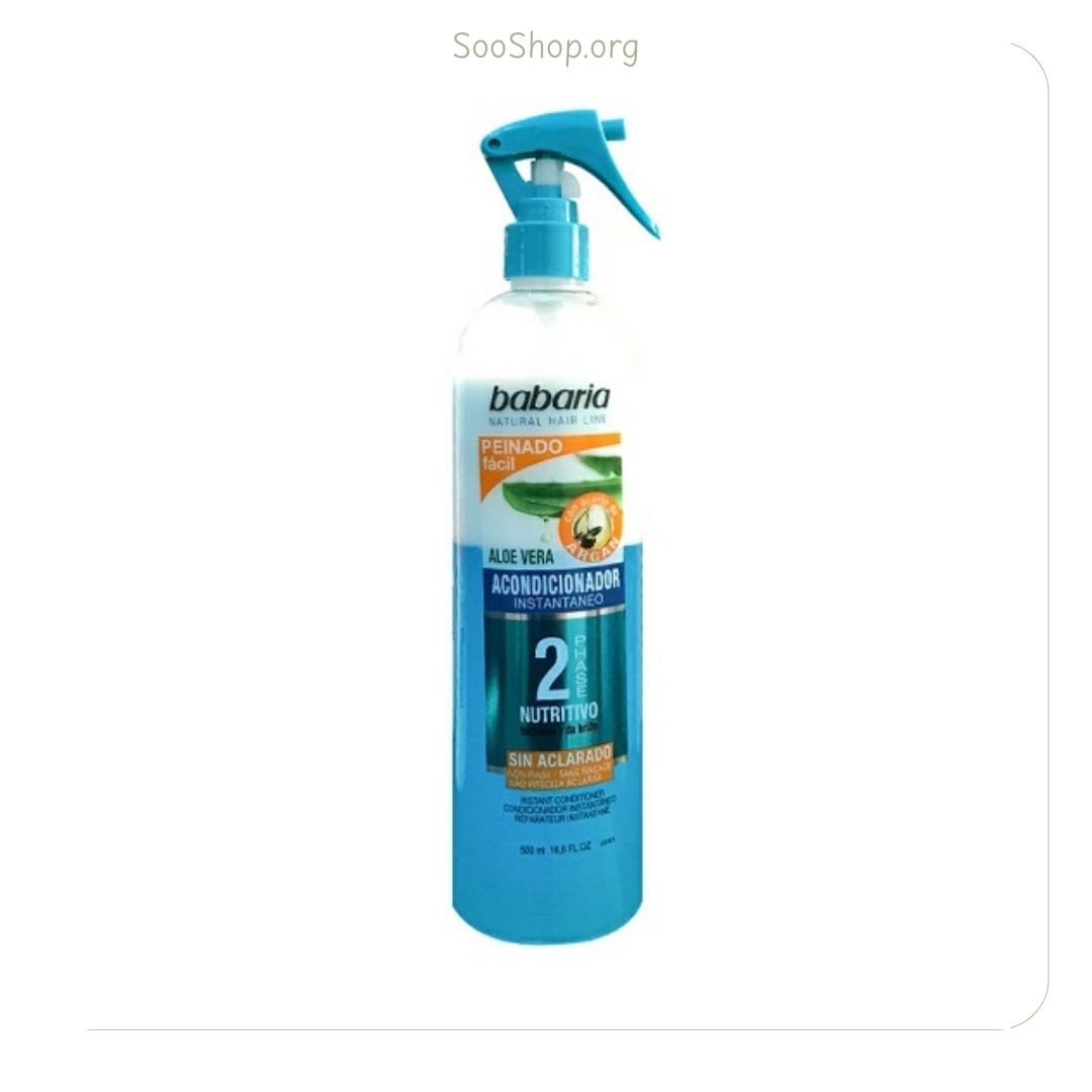 اسپری دو فاز باباریا Babaria آبی مدل Two-Phase Blue (اصل)