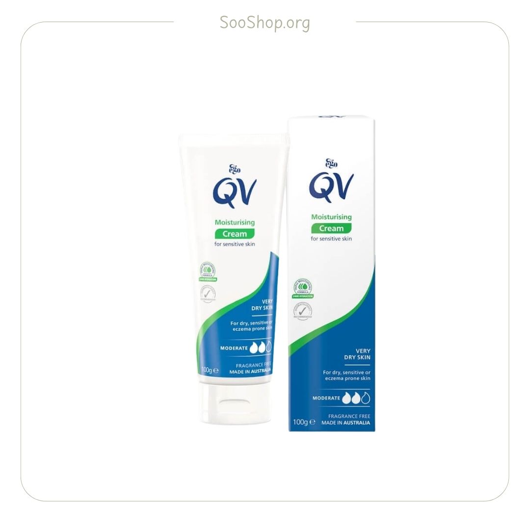 آبرسان تیوپی کیووی QV پوست خشک 100 میلی‌لیتر (اصل)