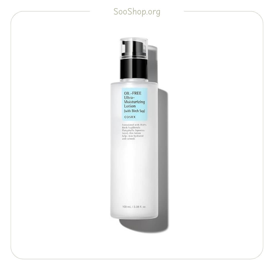 لوسیون مرطوب کننده کوزارکس بدون چربی مخصوص پوست چرب (اصل) | COSRX Oil-Free Ultra-Moisturizing Lotion