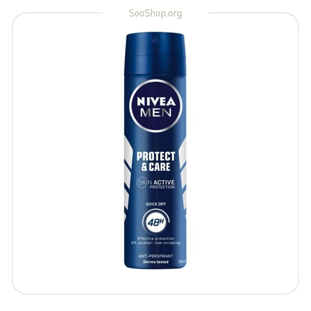 اسپری بدن مردانه نیوآ مدل پروتکت اند کر (اصل) | Nivea Men Protect & Care Body Spray