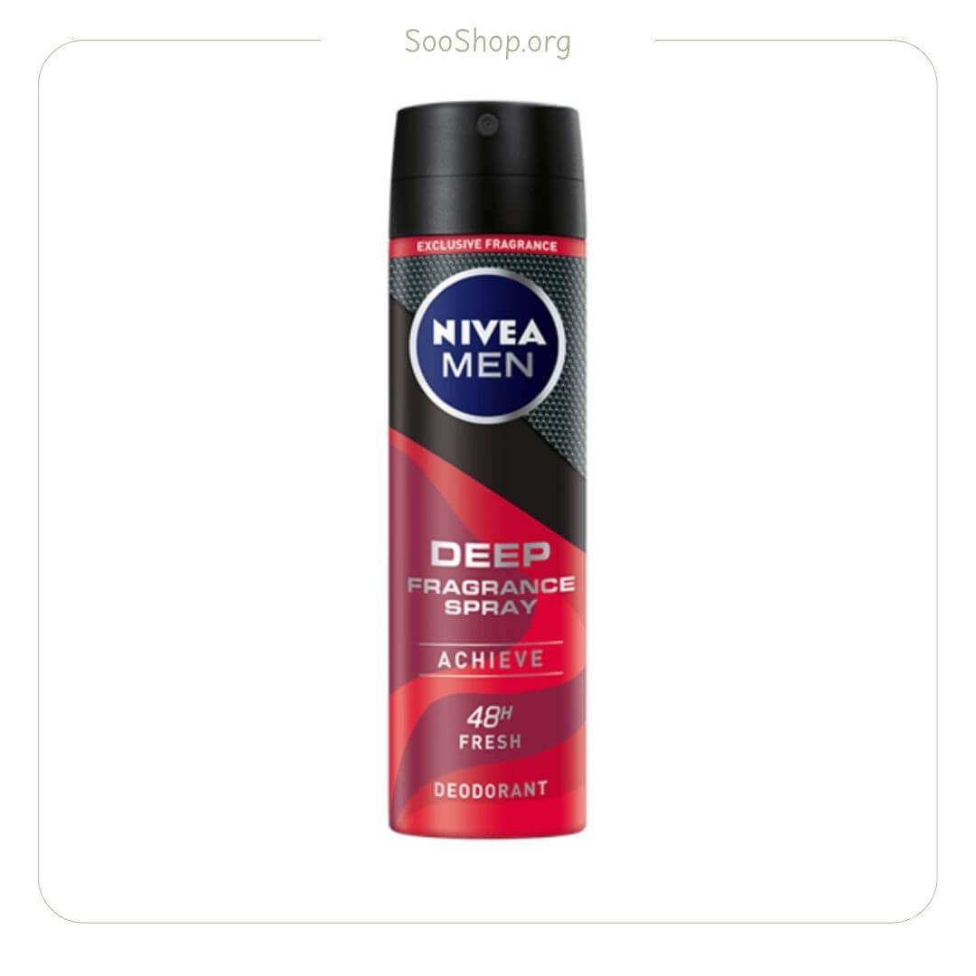 اسپری بدن مردانه نیوآ مدل دیپ اچیو (اصل) | Nivea Men Deep Achieve Body Spray