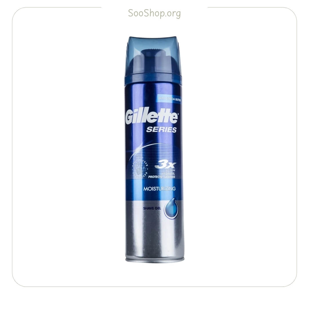 ژل اصلاح ژیلت مدل Moisturizing (اصل) | Gillette Moisturizing Shave Gel