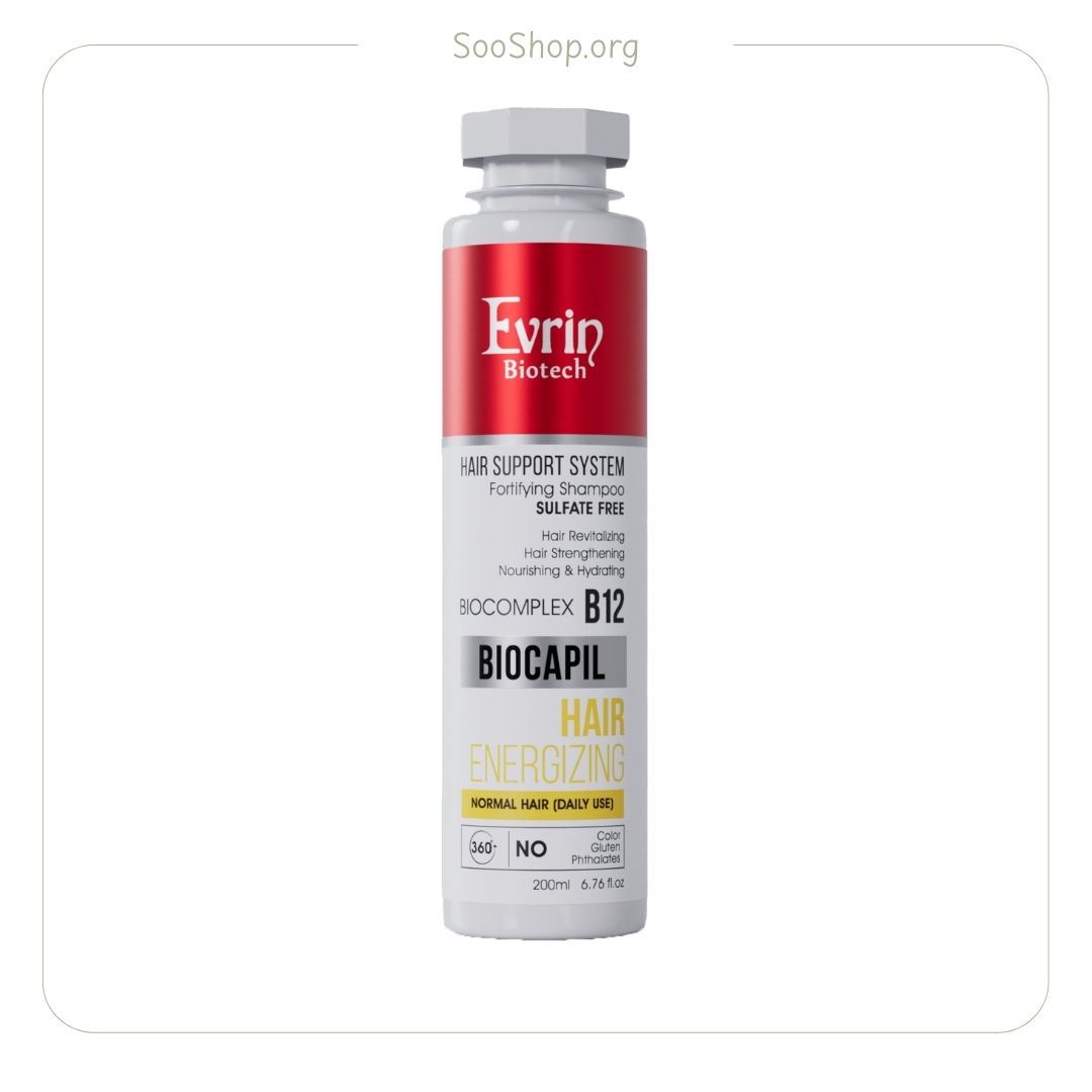 شامپو تقویت کننده مناسب روزانه اورین (اصل) | Evrin Strengthening Shampoo – Daily Use