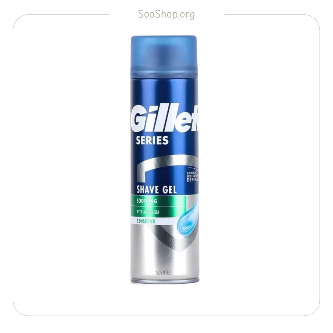 ژل اصلاح ژیلت مدل Soothing Sensitive (اصل) | Gillette Soothing Sensitive Shave Gel
