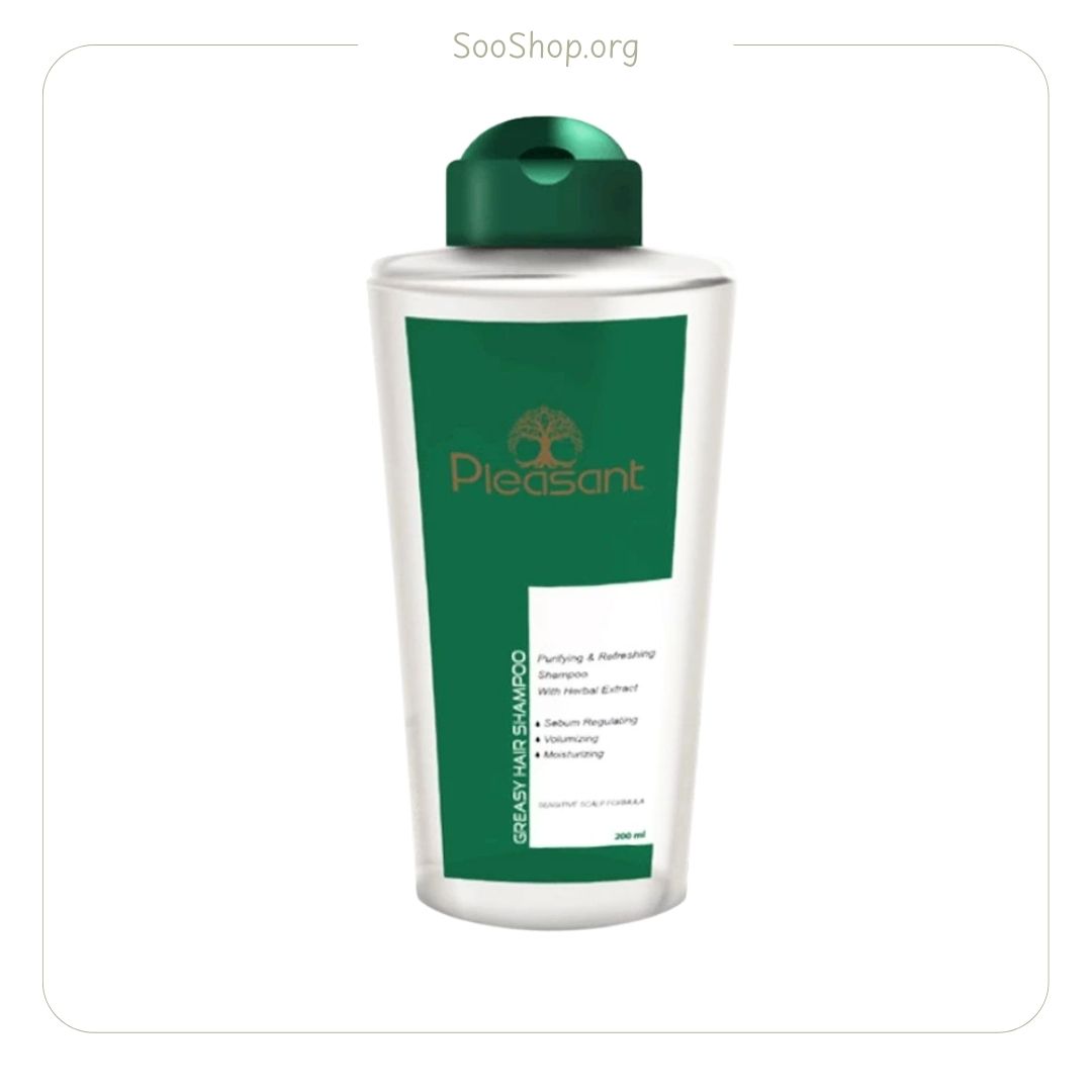 شامپو موی چرب پلزنت (اصل) | Pleasant Shampoo for Oily Hair