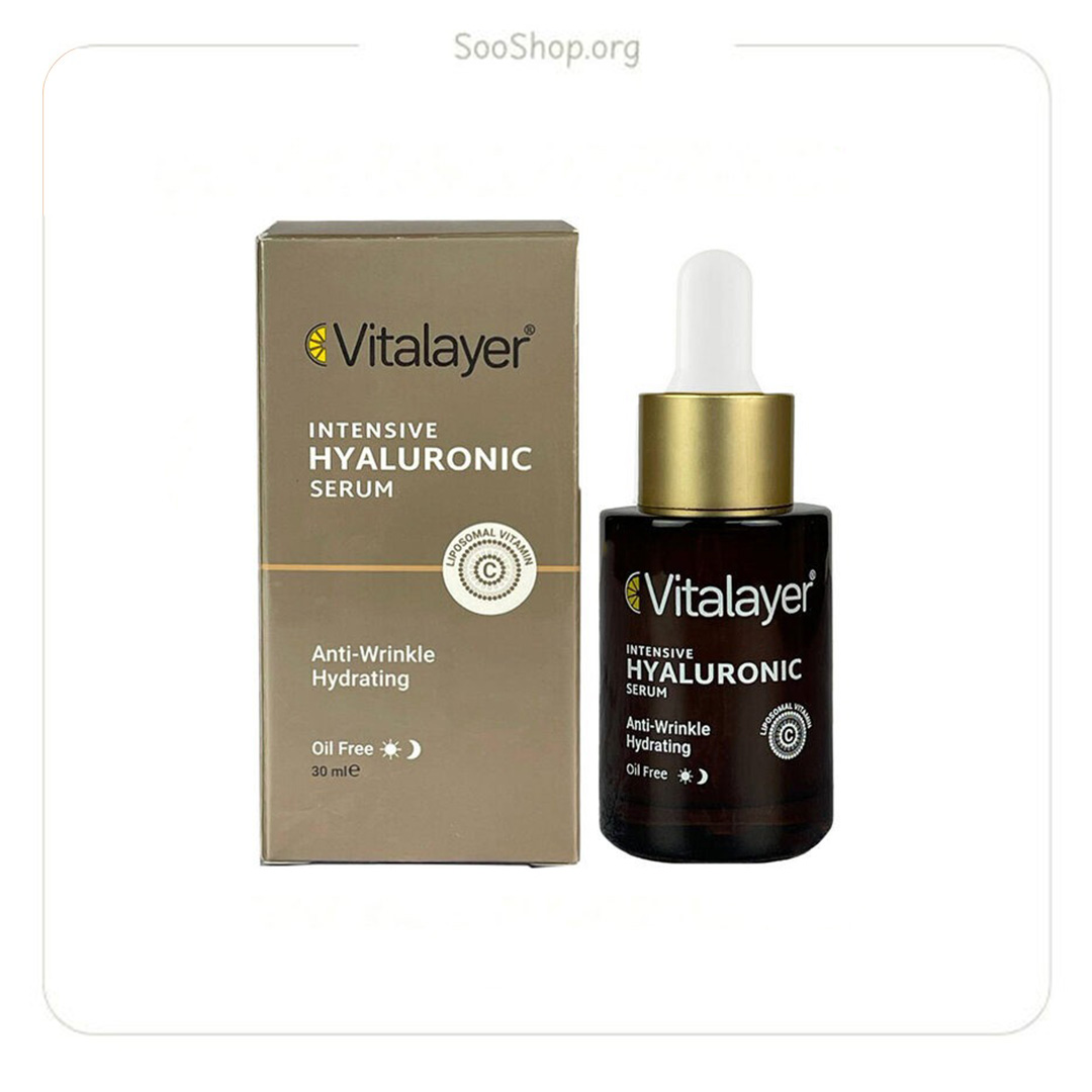 سرم قطره چکانی هیالورونیک اسید ویتالایر (اصل) | Vitalayer Hyaluronic Acid Dropper Serum