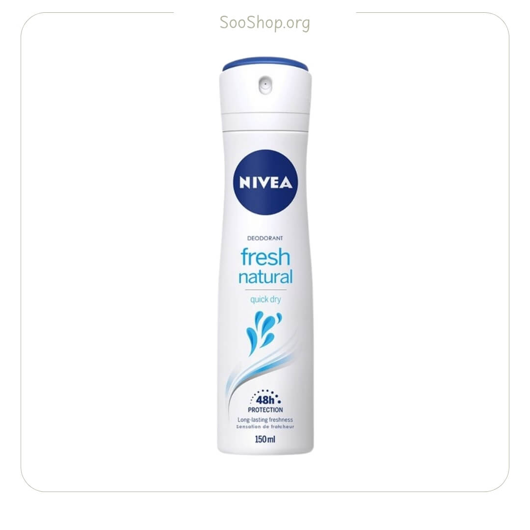 اسپری بدن زنانه نیوآ مدل فرش نچرال (اصل) | Nivea Fresh Natural Body Spray