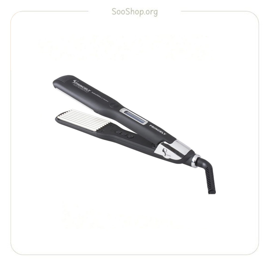 اتو مو حرفه‌ای ویو موج‌دهنده دیجیتالی پرینسلی PR127B (اصل) | Princely Professional Digital Hair Waver PR127B
